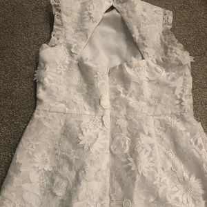 J. Crew womens white dress.